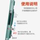 铝合金门窗长条锁195孔距带保险安全锁阳台厨房移门一字长款 钩锁