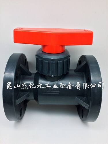 UPVC法兰球阀 PVC耐酸碱法兰球阀 PVC化工法兰球阀  DN125