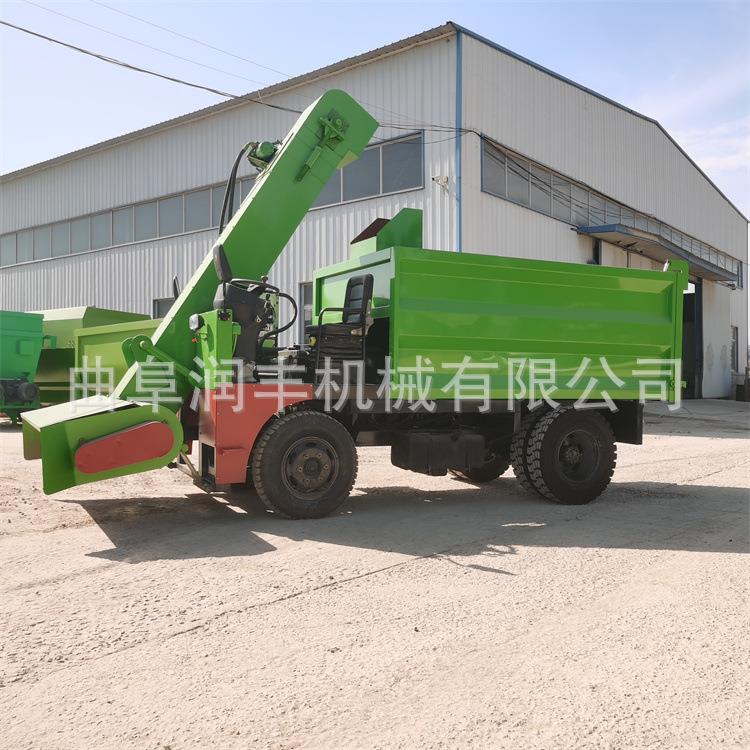 自动输送养殖场清粪车自装自卸牛羊铲粪机链条传动饲草清理机
