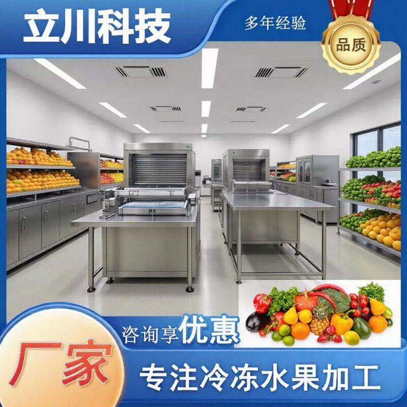 黄桃流态化速冻机设备草莓橘子果蔬冻机水果蔬菜流态化冷冻设备