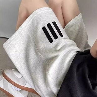 300斤短裤 宽松休闲五分中裤 男女装 复古运动潮牌薄款 子5 夏季 特大码