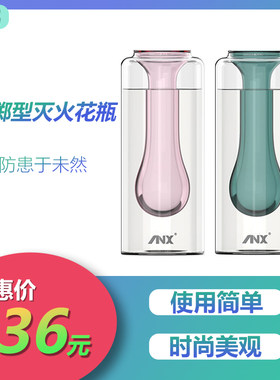 家庭灭火玻璃花瓶透明北欧创意简C约风居家客厅摆件插花落地灭火