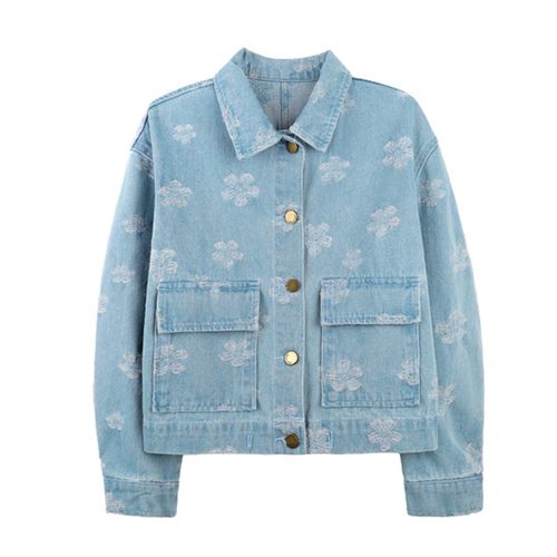 女童牛仔外套春装2025新款儿童春秋款女大童洋气春季上衣童装