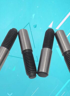 GB881螺尾锥销热处理磨光锥销硬度38-46 外螺纹锥销淬火 ￠25