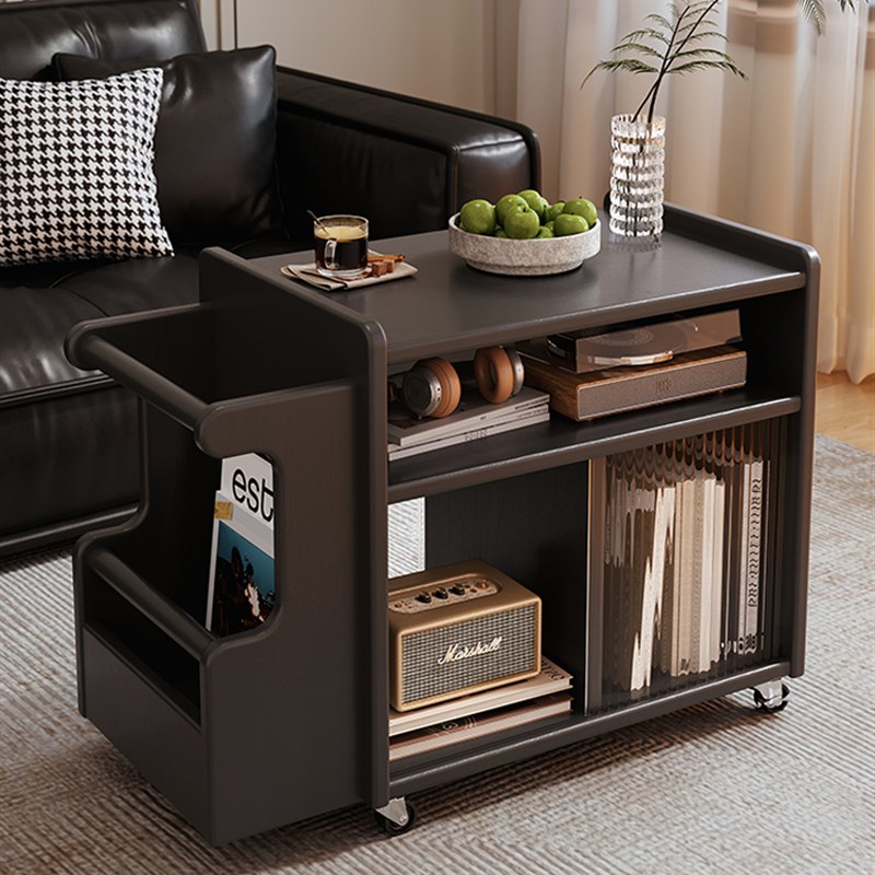可移动边几实木沙发边柜侧边柜客厅家用储物P柜置物架茶几小推车
