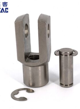 原装亚德客气缸连接配件Y型接头F-M10X125Y/M12X125Y/M8/M16/M20