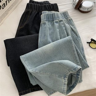 奶奶裤 宽松休闲老爹裤 潮 女秋冬显瘦遮胯梨形裤 日系复古九分阔腿裤