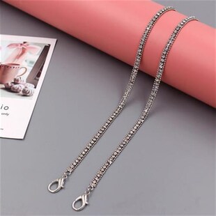 夏季吊带c裙带子抹胸链子外穿露肩百搭肩带金属水钻文胸罩隐形带