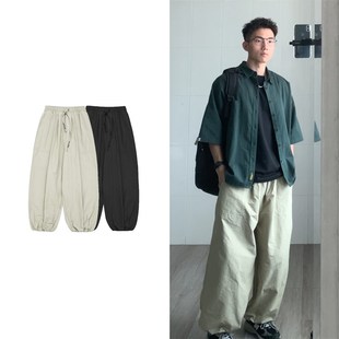 黑子舞想新品休闲款式灯笼裤阔腿裤日系复古户外工装裤子休闲裤潮