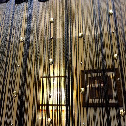 超豪华加密品质珠线帘门帘隔断玄关现代流苏帘子门店橱窗商业空间