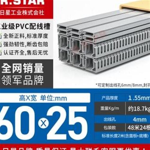 速发线槽pvc行线槽工业阻燃配线槽电柜配电箱细N齿塑料走线槽Z506