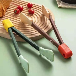 牛排夹子硅胶烧烤夹防烫耐高温厨房食品夹子烤肉火锅烘焙面包菜价