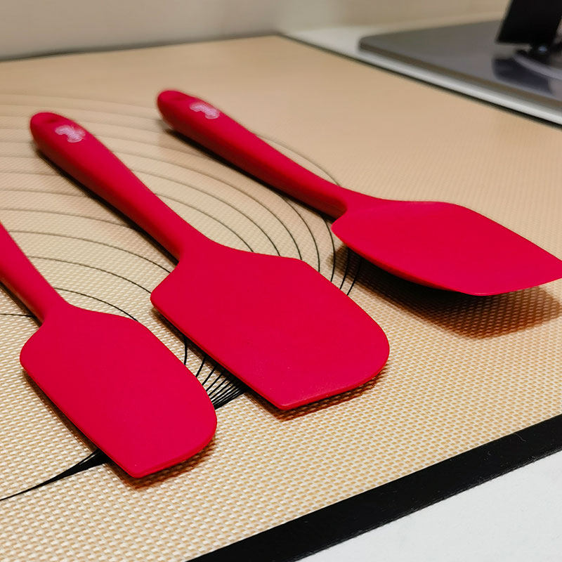 出口食品级一体式矽胶刮刀烘焙奶油蛋糕抹刀不粘锅铲子耐高温搅拌