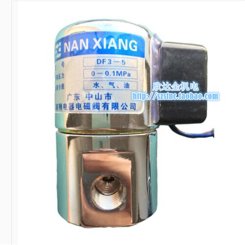 DF3-5真空电磁阀AC380V三通220V南翔电器0-0.1MPa内螺纹M121.25