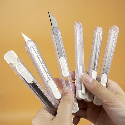 半透明美工刀高颜值ins风学生文具塑料裁纸刀美术考研小型手工刀