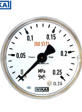威卡WIKA 111.11.050/040焊接用波登管压力表轴向1/4NPT