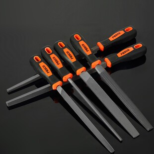 百事高工具锉刀 钳工工具中齿钢锉刀 扁锉圆锉半圆锉方锉三角锉子