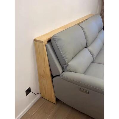 全实木功能电动沙发后置物架长条窄边桌子靠墙落地缝隙收纳架夹缝