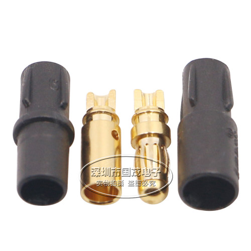 Amass 艾迈斯3.5mm带护套香蕉插头 SH3.5连接插头