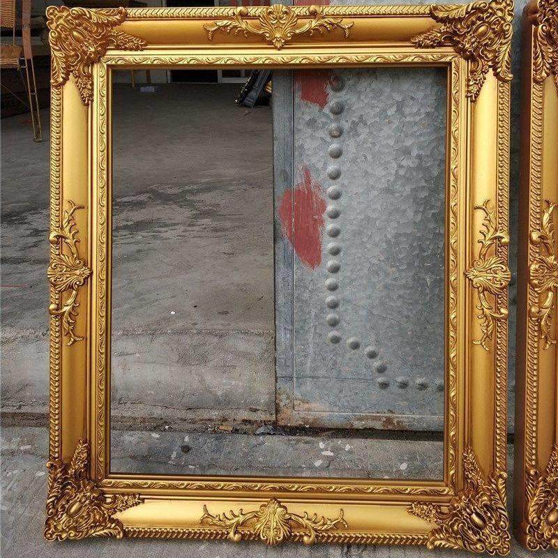 欧式画框实木油画外框装裱婚庆影楼装饰镜框挂墙摄影拍照复古相框