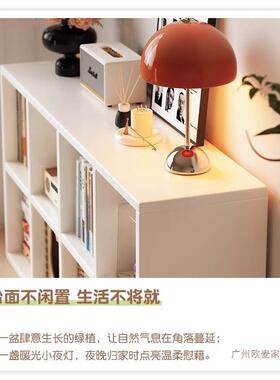 实木飘窗书架置物架落地格客子QCZ柜厅用子储物柜儿柜童书家本收