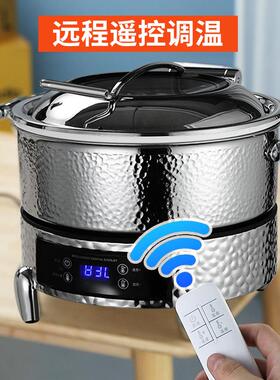 不锈钢OUS助餐热炉商用长方形保温炉电早可视布菲炉酒店自不锈钢