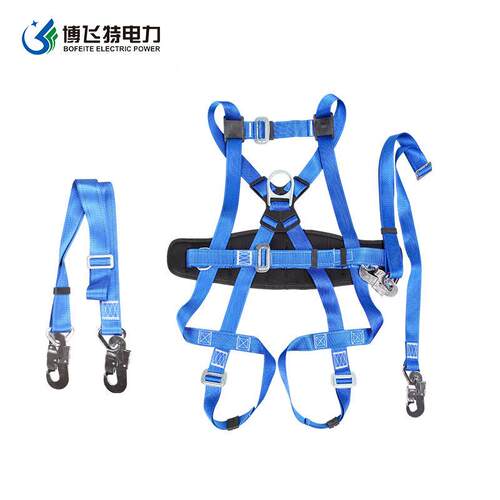 五点空作业安全aqd-02式工地安空作业5点式防坠落全身带式速插全