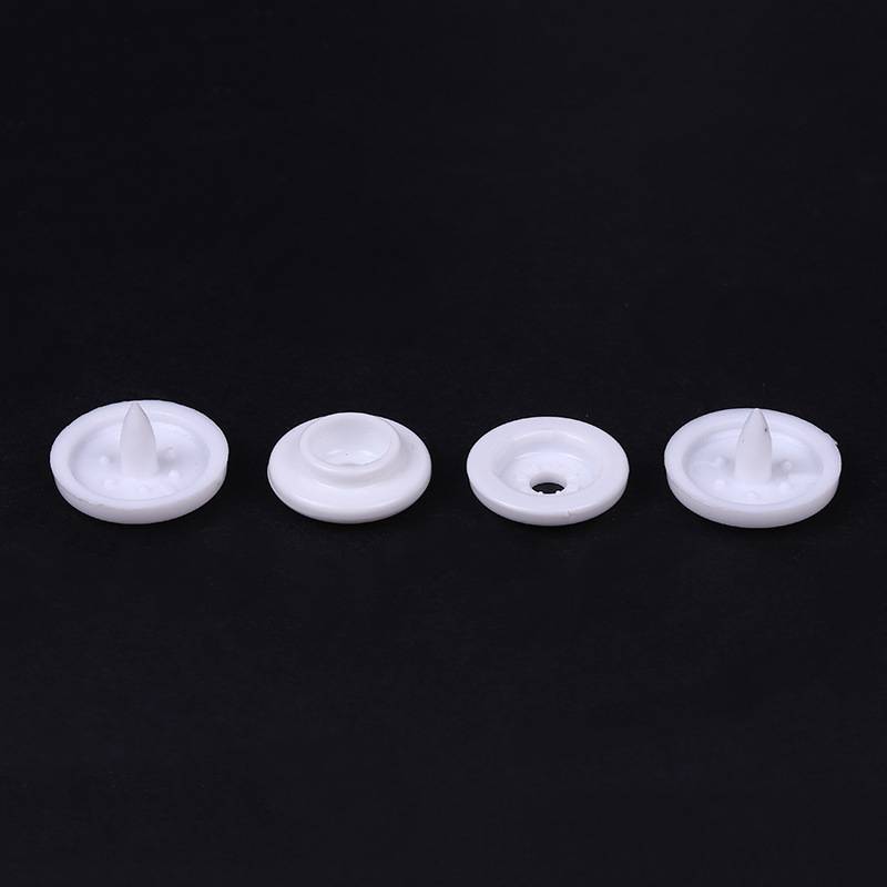 加厚华联四合扣T15塑料扣KAM现货彩色树脂扣窗帘按扣续结辅料透明