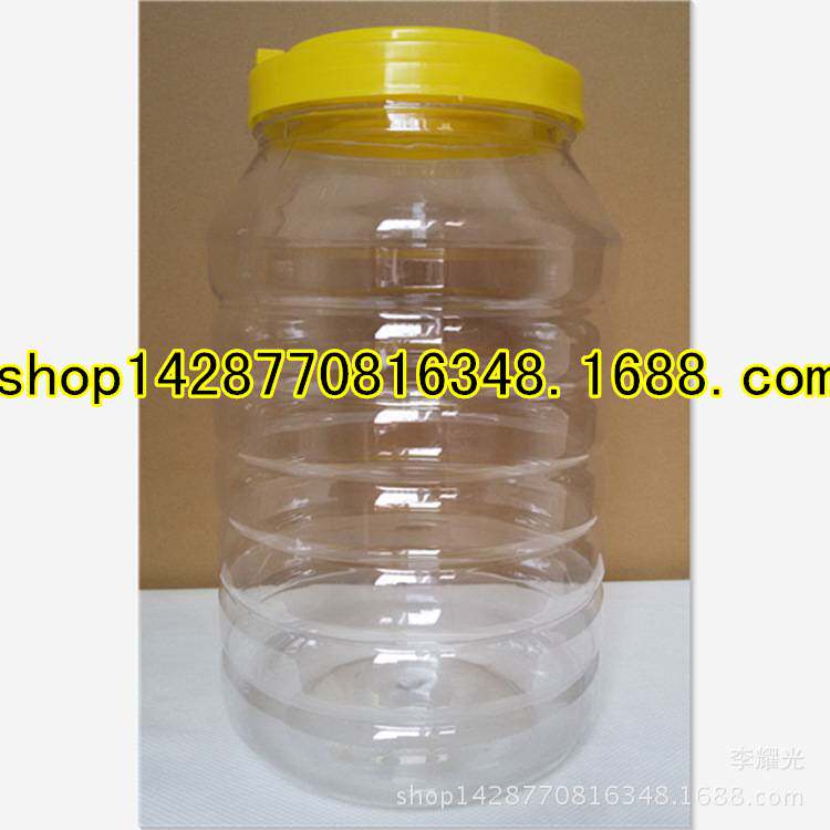 塑料瓶 5kg加厚透亮大口径塑料蜂蜜瓶 10斤装蜂蜜瓶 泡菜干果瓶