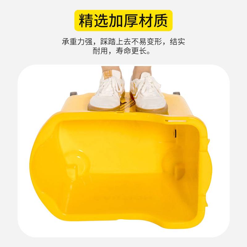 24升家用商用免手洗拖地桶榨水车餐厅酒店清洁挤水桶带轮拖把桶