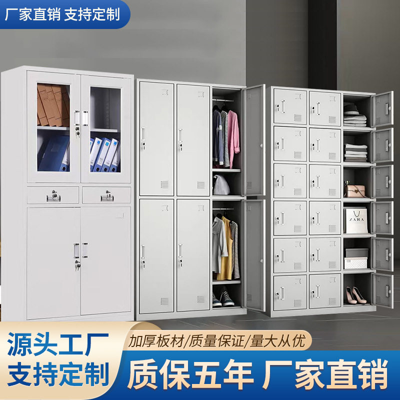 东莞拆装柜铁皮柜办公室文件柜员工宿舍更衣柜钢制财务档案储物柜