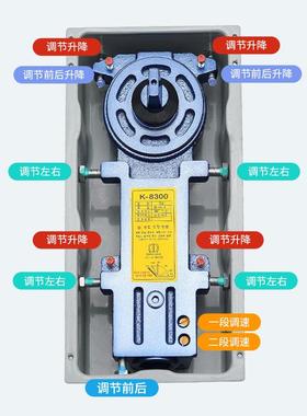 重8300型地弹簧83001无框玻璃门配件不锈钢20KG通用型地弹厂璜家