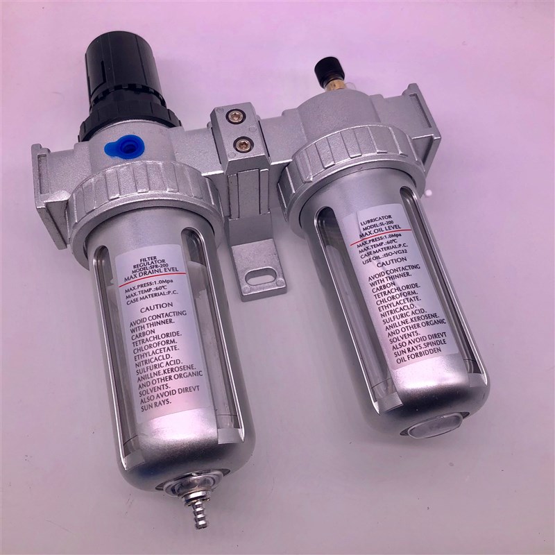 山耐斯型气源处理器二联件SFC200/SFR+SL300/400油水分离器过滤器