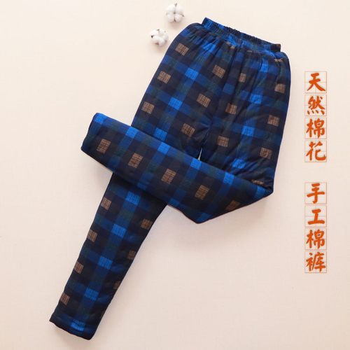 纯棉花手工棉裤成人保暖裤加厚高腰深档男女中老年棉裤子宽松居家