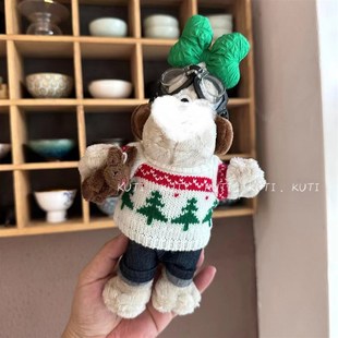 掌门狗玩偶可用毛衣棉花娃娃衣服围巾牛仔裤毛绒玩具娃裤娃衣换装