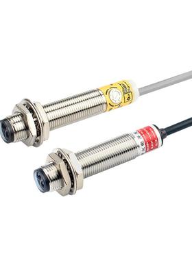 M12红外漫反射光电开关E3F-DS15C1/5C1直流三线NPN常开距离可调节