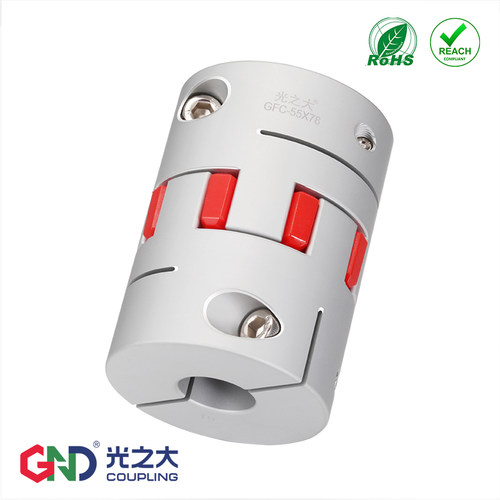 爪型梅花联轴器GFC电机数控车床滚珠丝杆大扭矩连轴器星型