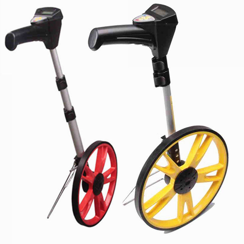 手推式电子测距仪大轮数显测距轮测量轮折叠测量尺子工程机械仪器