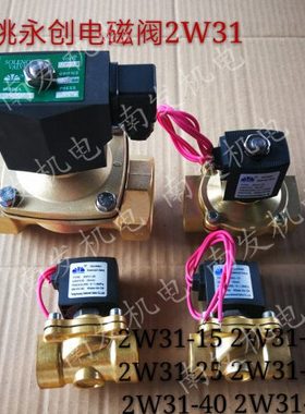 余姚永创电磁阀2W31新型膜片电磁阀 塑封线圈2W31-15 20 25 40 50