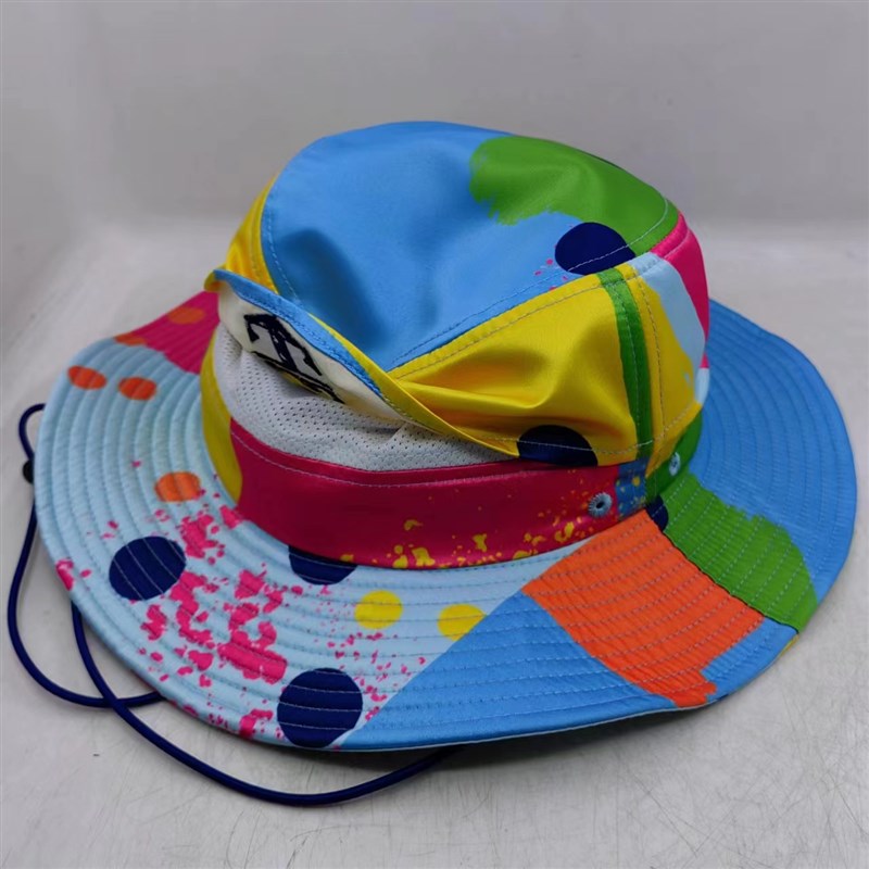 Sedex  BSCI 沙滩帽 海边渔夫帽数码印钓鱼帽Y大沿遮阳帽子