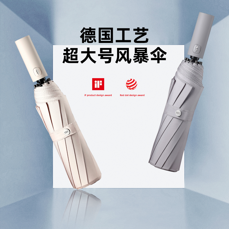 雨伞全自动大号折叠超大男士女男潮双人车载男Q生简约结实加大加