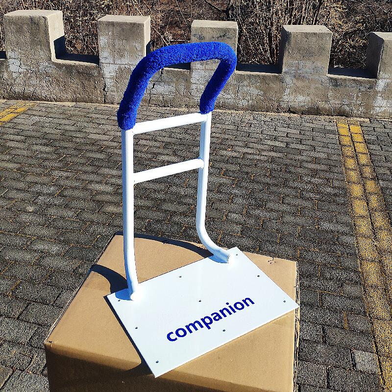 老人起床助力白色扶手床边u护栏保暖借力扳手帮助起夜工具固定安