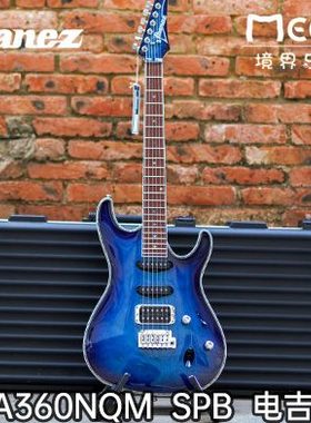 依班娜 Ibanez SA360NQM SPB 海市蜃楼小双摇 电吉他 超薄琴体