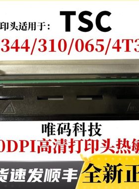 适用TSC T-065  TE310 300 TE344打印头 4T300条码打印机热敏针头