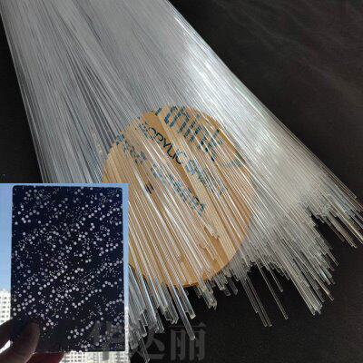 新型透光水泥板光纤材料 1.5mm2mm-10mm高透明光纤导光棒制作材料