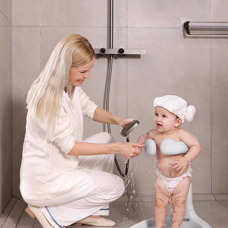 beeshum贝斯哈姆 宝宝站立洗澡器儿童洗澡可折叠 洗头便携