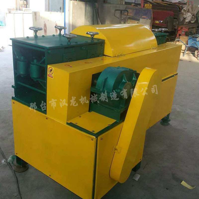 全自动新型钢管调直机除锈上漆一体机 脚手架钢管矫直喷漆翻新