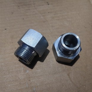 4直螺纹27 转内丝G3 2变6分铁材料镀锌高压接头0627 外丝M27