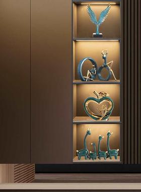 现家居摆件书柜办公品F87SHH65室轻奢客厅玄关餐边电柜子装饰视代