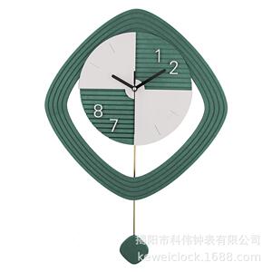 网红挂钟厅家用大P2202简约创意墙上钟表时钟挂式时挂尚客气静音